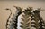 Italian Pair of Vintage Italian Toleware Metal and Wood Fern Candle Holders For Sale - Image 3 of 7