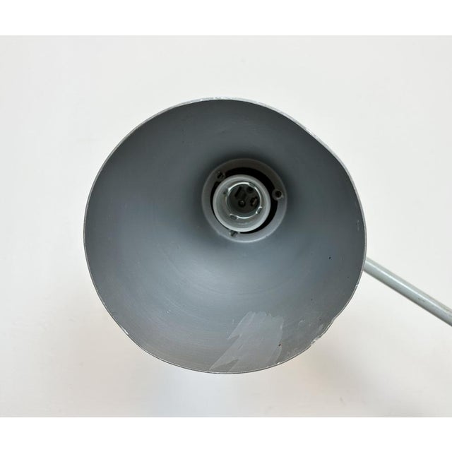 Industrial Grey Table Lamp from Elektrosvit, 1970s For Sale - Image 11 of 18