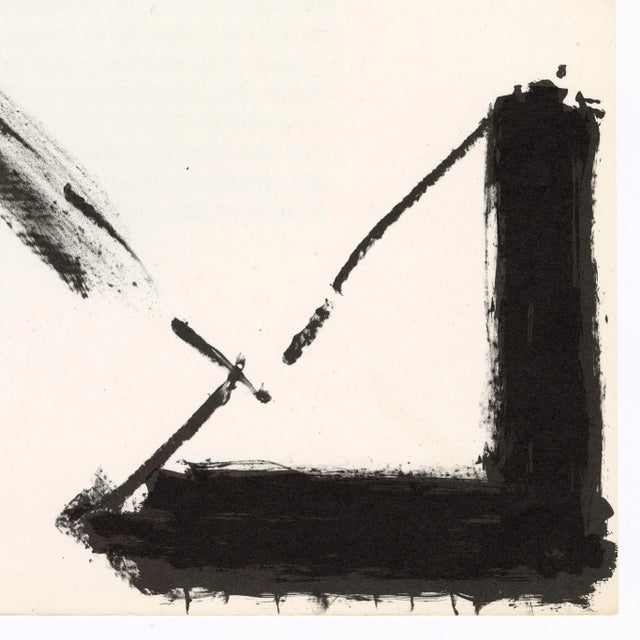 Abstract Lithograph by Antoni Tapies From "Derriere Le Miroir No. 175" (1968) For Sale - Image 3 of 5