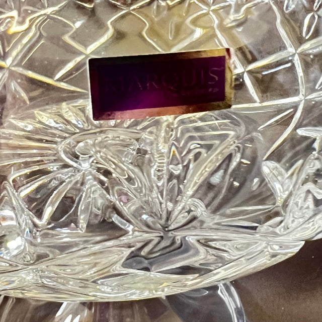 Waterford Marquis Christie Crystal Footed Bowl Centerpiece 9” For Sale In Portland, OR - Image 6 of 9