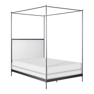 Upholstered Canopy Bed For Sale