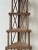Vintage Folk Art Stepped Lattice Corner Shelf, Circa 1940s For Sale - Image 11 of 16
