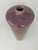 Mauve 1990s Iridescent Tapered Vase For Sale - Image 8 of 11