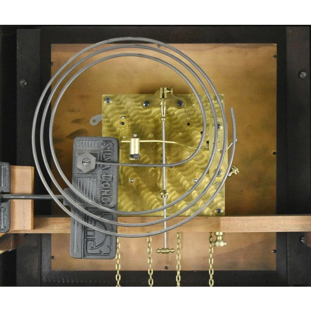 Early Colonial Mfg Company Mahogany Grandfather Clock Made Zeeland