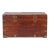 Late 19th Century Campaign Marine Chest in Camphor Wood For Sale