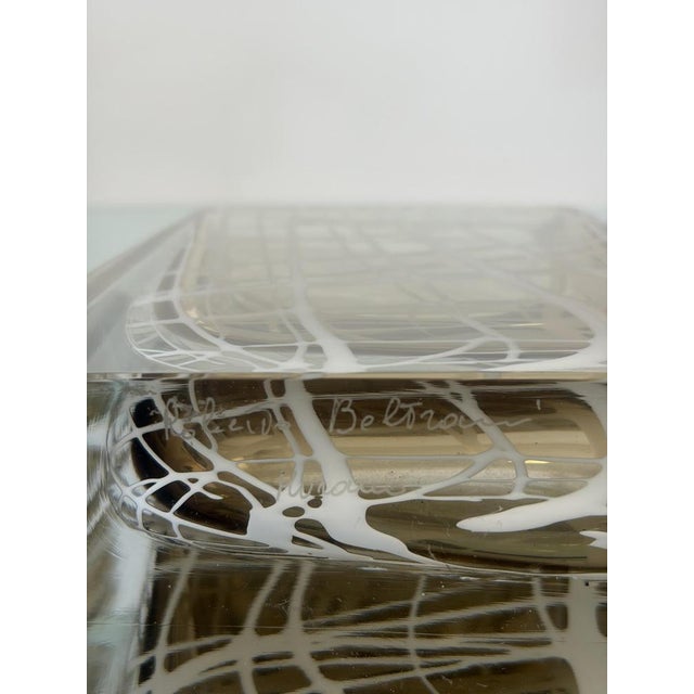 Murano Glass Vase by Roberto Beltrami, 1990s For Sale - Image 4 of 11