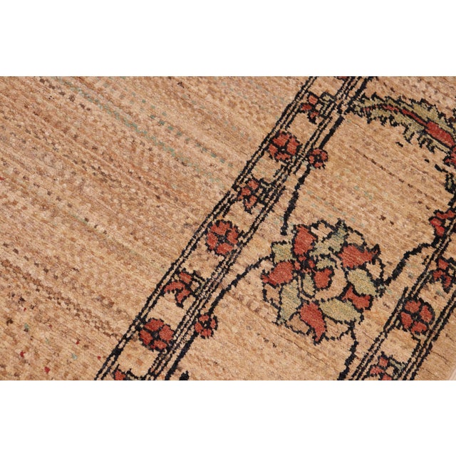Textile Modern Gabbeh Beige/Rust Wool Rug - 5'11'' X 9'0'' For Sale - Image 7 of 10