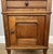 Wood Antique French Oak Bedside Table with Marble Top For Sale - Image 7 of 14