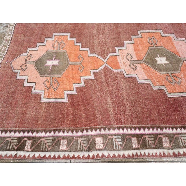 Mid 20th Century Galerie Shabab Collection Mid-20th Century Turkish Anatolian Room Size Carpet For Sale - Image 5 of 8