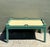 Vintage Oomph Lacquered Coffee Table With Seagrass Top For Sale - Image 4 of 12