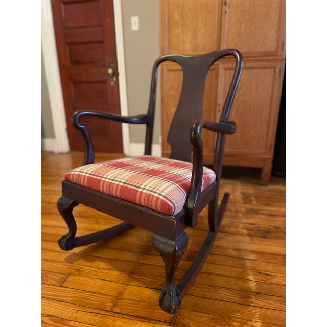 Early 20th Century Antique Rocking Chair For Sale In New York - Image 6 of 7