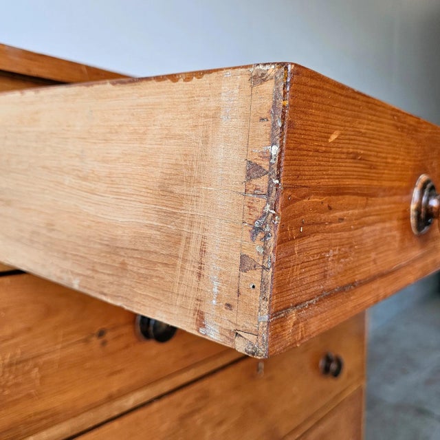 Wood Antique English Pine Dresser - Circa 1870 For Sale - Image 7 of 12