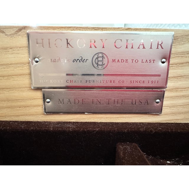 Stout and statement pieces - Hickory Chair made- for- you chest (can be a matching pair) excellent quality - one chest has...