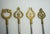 Vintage Turkish Brass & Stainless Steel Shish Kebab Skewers - Set of 10 For Sale - Image 4 of 6