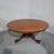 A superb quality centre pedestal Victorian Mahogany oval coffee table with protective glass top, in excellent order...