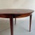 1960s Scandinavian Modern Rosewood Round Extension Dining Set by Niels Koefoed For Sale - Image 12 of 12