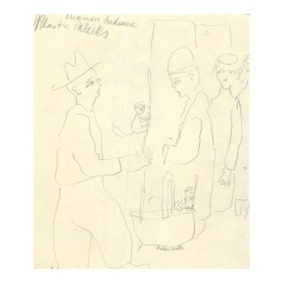 1930s Helen Malta Figure Drawing For Sale