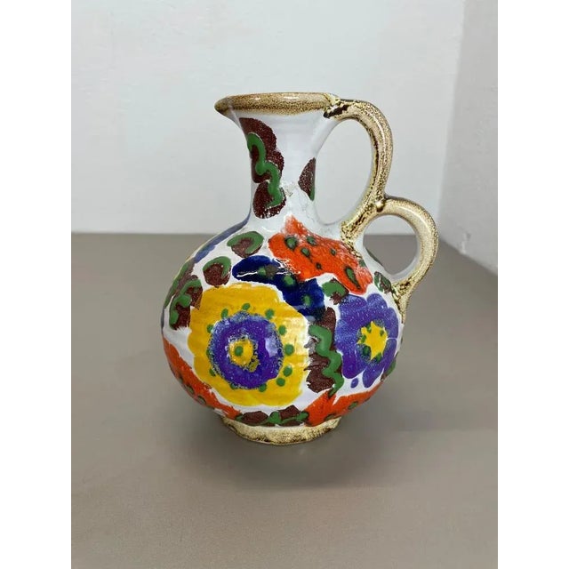 Vintage German Ceramic Studio Pottery Vase from Marei Ceramics, 1970s For Sale - Image 16 of 18