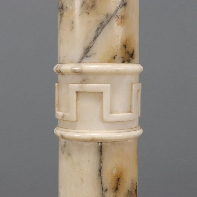Column in Turned Alabaster For Sale - Image 5 of 9