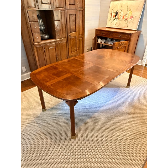 Early 20th Century Expandable Burl Walnut Dining Table For Sale - Image 5 of 11