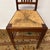 Federal Revival Inlaid Wood Rush Seat Side Chair, Vintage For Sale - Image 12 of 12