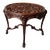 20th Mariano Garcia Spanish Side Table With Highly Carved Top and Legs For Sale