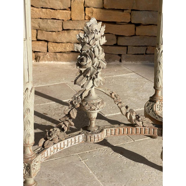 Cream Louis XVI Style Vitrine, 19th Century For Sale - Image 8 of 18