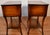 1940s Shaw Decorating Corp English Regency Satinwood Pair Side Tables End Tables For Sale - Image 11 of 14