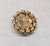 Metal Vintage 1960s Signed Napier Round Goldtone White Beaded Brooch For Sale - Image 7 of 7