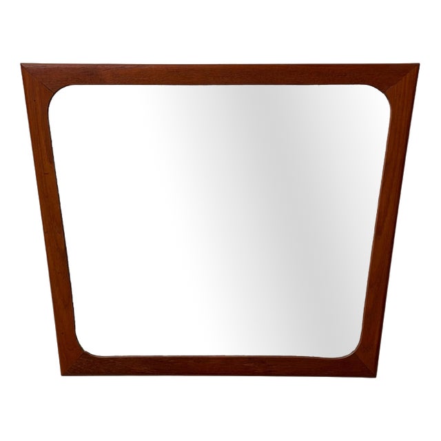 Teak Mirror by Aarhus Glasimport, 1960s For Sale