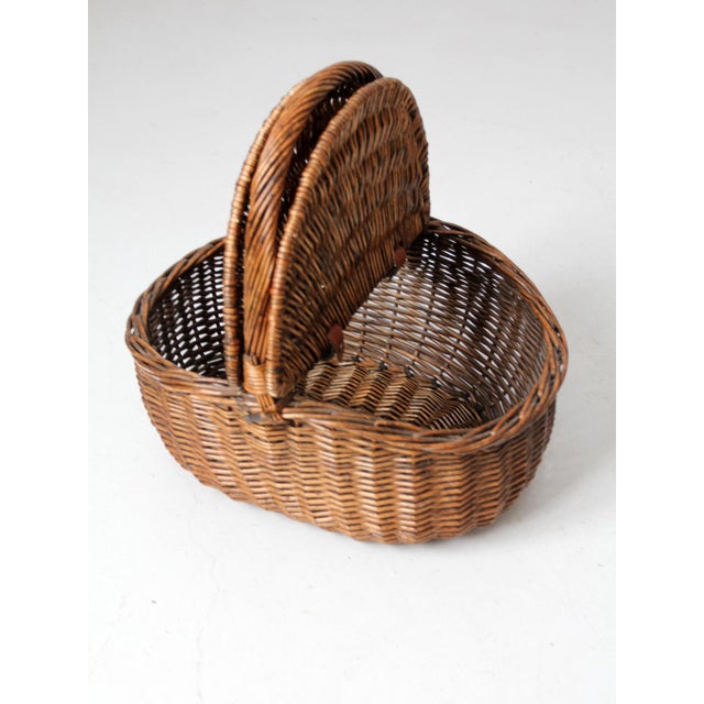 Vintage Wicker Picnic Basket Chairish