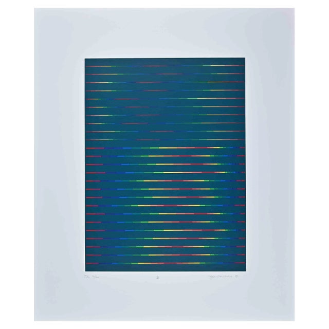 Paolo Minoli, Die Noten, 1992, Screen Print For Sale