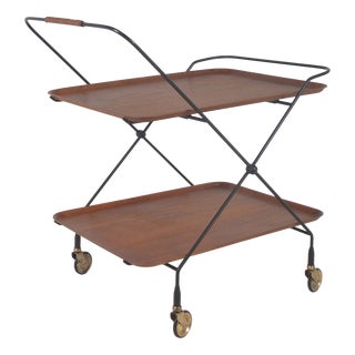 Swedish Trolley attributed to Paul Nagel for Jie Gantofta, 1960s For Sale