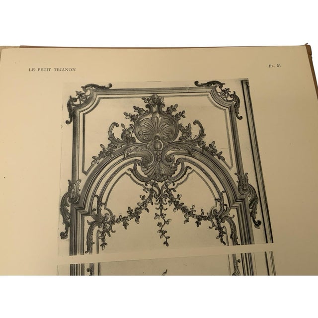 Drawing/Sketching Materials Antique 1908 Le Petit Trianon Architecture Portfolio Léon Deshairs Versailles Plates France C 1908 For Sale - Image 7 of 10