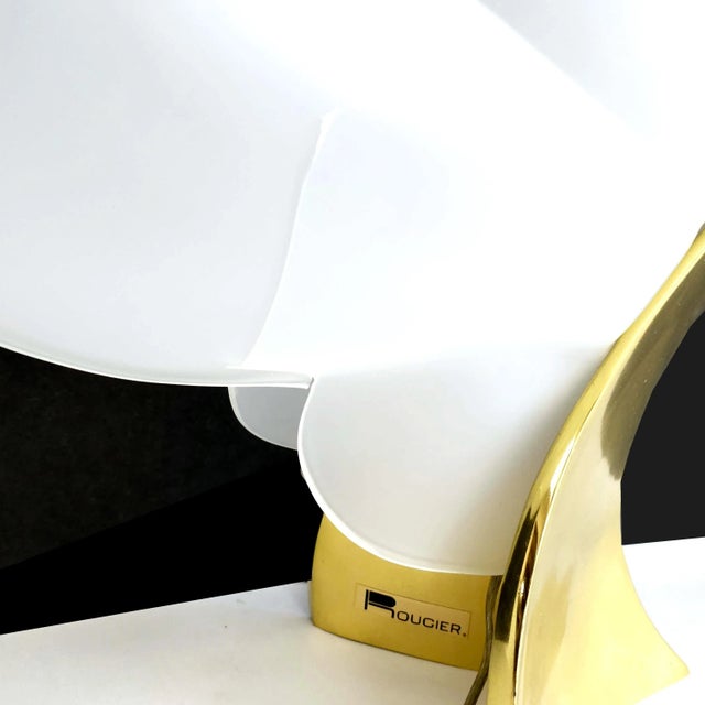 Vintage Clam Shell Rougier Table Lamp For Sale - Image 9 of 12