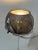 Metal Vintage, Mid Century Modern Frank Ligttelijn for Raak Smoked Glass Orb Floor Lamp, Unmarked For Sale - Image 7 of 18