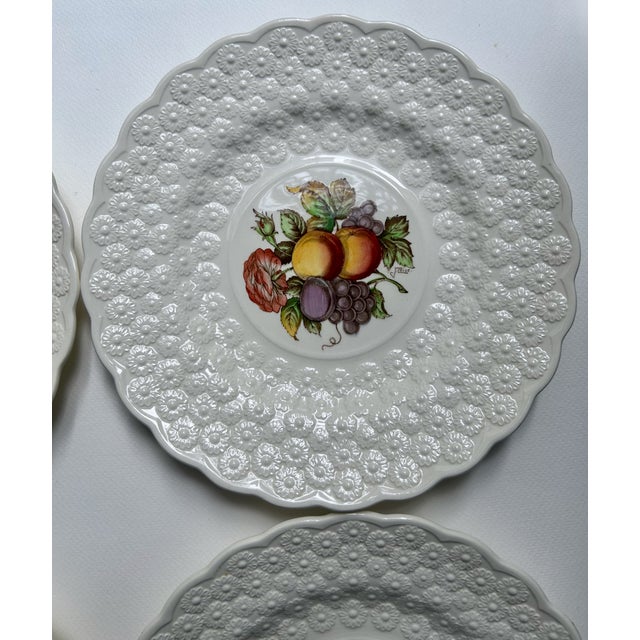 Spode Early 20th Century Spode England "Alden" Luncheon Plates - Set of 6 For Sale - Image 4 of 17