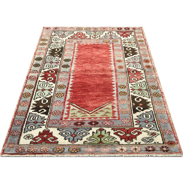 1960s 1960s Turkish Oushak Rug For Sale - Image 5 of 7