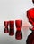 Art Deco Ruby Red Glass Decanter with Six Shot Glasses from Moser, Czechoslovakia, 1930, Set of 7 For Sale - Image 9 of 12