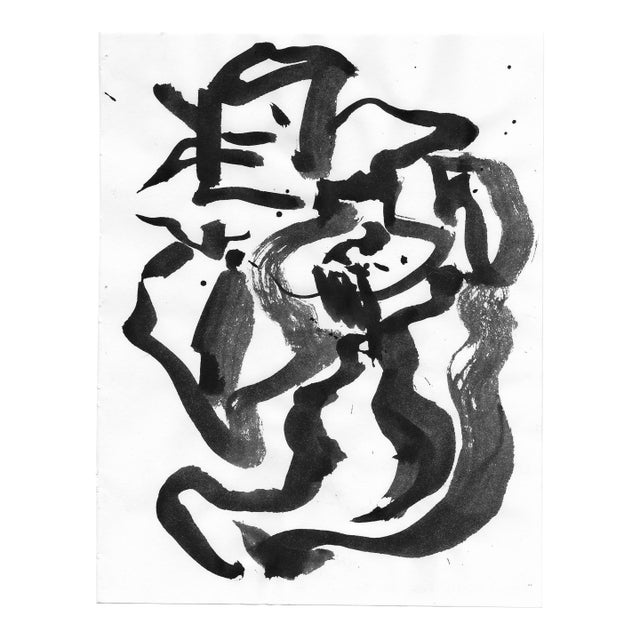 1991 Mark Dorman by the Yangtze River Modern Watercolor For Sale