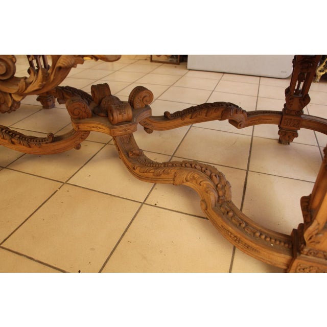 Console Table in Carved Wood For Sale - Image 13 of 18
