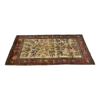 Antique Turkish Rug in Textile, 1890 For Sale