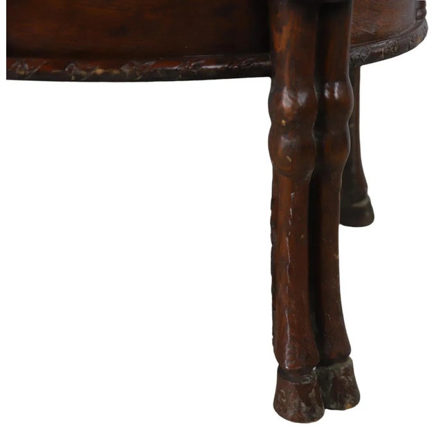 Vintage English Garden or Hall Goat Leg Flower Pot Stand, For Sale - Image 9 of 11