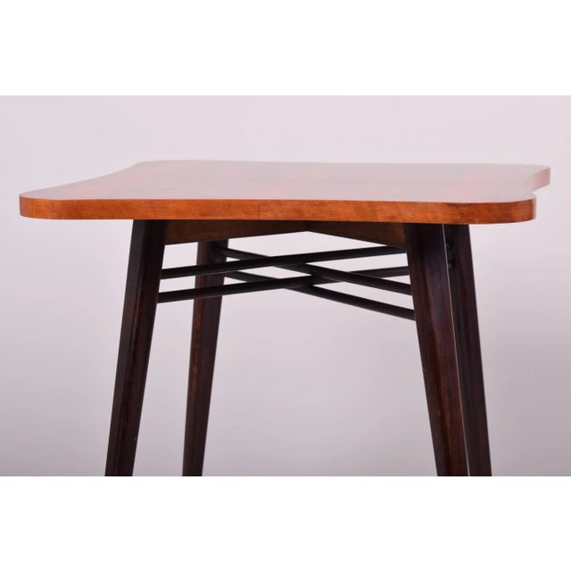 Mid-Century Modern Mid-Century Modern Czech Table in Walnut, 1940s For Sale - Image 3 of 8
