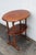 Wood Early 1900s Solid Wood 2 Tiers Oval Side End Accent Table For Sale - Image 7 of 12