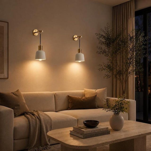 Bring timeless elegance to your interior with this Handmade Brass Wall Sconce, featuring a premium brass frame and a clean...
