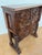 Early 20th Century Rare Spanish Carved Walnut Sideboard With Geometric Panels and Spiral Columns For Sale - Image 12 of 15