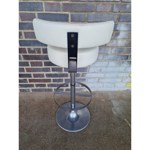 1980s Vintage French Bar Stools, 1980s, Set of 3 For Sale - Image 5 of 12