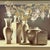 Mid-Century Modern Vintage Letterman Large Framed Flowers and Vases Still Life Canvas Painting For Sale - Image 3 of 11