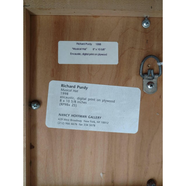 Encaustic and Digital Print on Plywood American artist, Richard Purdy, born in Chicago, IL, 1956 Received his B.F.A....